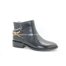 Comfort Flat Casual Botas de mujer de cuero de Geunine